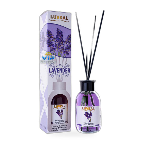 Luveal Reed Diffusers Lavender 120ML on white background