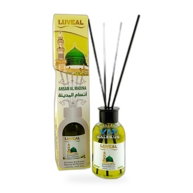Luveal Reed Diffusers Asam Al Madina 120ML on white background