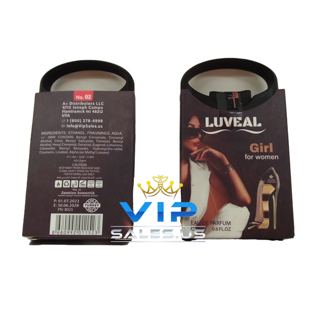 Luveal Spray Girl For Women 18ml