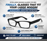 large reading glasses men