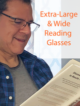 Where to find extra wide reading glasses