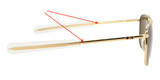 Replacement earpieces American Optical glasses