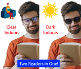 Reading Glasses that Darken in the Sun