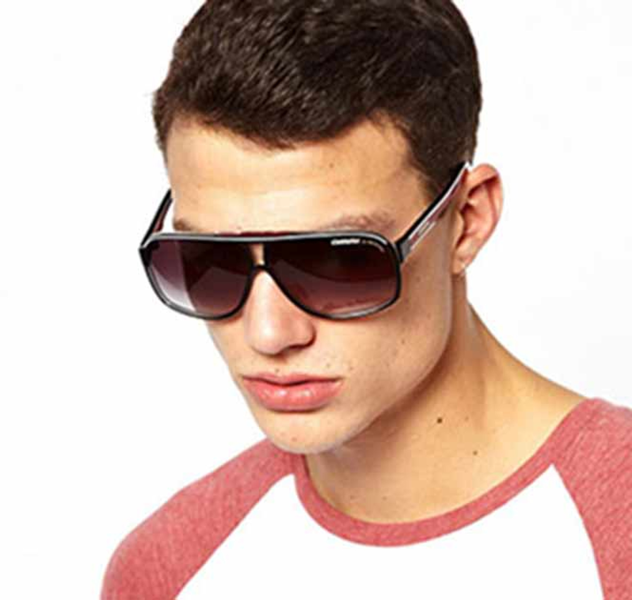 Buy CARRERA Animal Print Rectangular Sunglasses | Brown Color Men | AJIO  LUXE