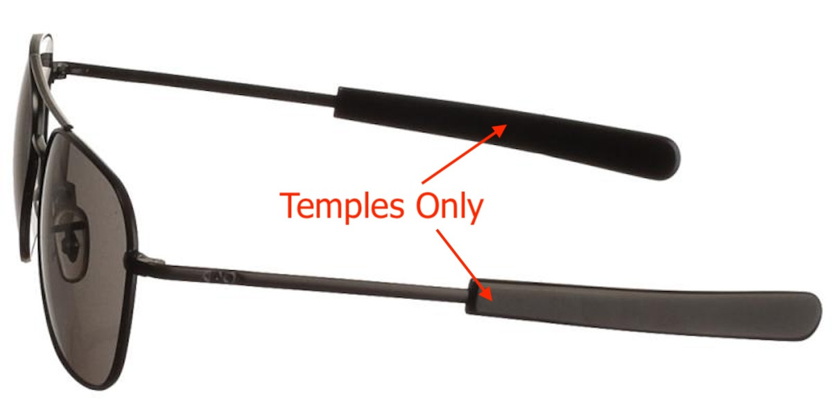 Replacement Earpieces for American Optical Pilot Glasses