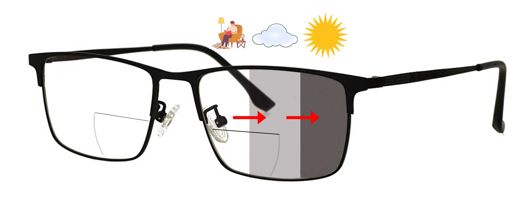 Anteojos Con Aumento Sin Receta Lentes De Acetato Hombre – Ópticas