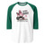 3/4 sleeve raglan shirt