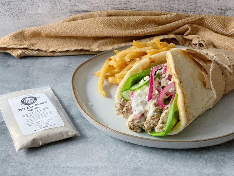 It's All Greek to Me Chicken Gyros 
