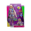 Barbie Extra Fashion Doll with Blonde Hair Dressed in Floral 2 Piece Outfit