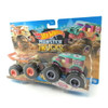 Hot Wheels Monster Trucks 1:64 Scale Demolition Doubles Carbonator XXL vs 1 Bad Scoop