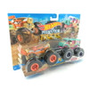 Hot Wheels Monster Trucks 1:64 Scale Demolition Doubles Carbonator XXL vs 1 Bad Scoop