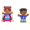 Fisher Price Little People Two Figure Packs Bundle Doctor Nurse Wheelchair