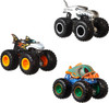 Hot Wheels Monster Trucks Set of 3: Shark Wreak, Piran-ahh & Mega-Wrex