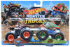 Hot Wheels Monster Trucks Demolition Doubles 1:64 Tiger Shark v Piran-Ahhhh