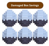 Minecraft Mini Mode Snow Spawn Eggs 6-Pack Bundle DAMAGED PACKAGING