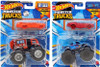 Hot Wheels Monster Trucks with Bonus Vehicles Bundle of 8 GRH81-999P