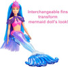 Barbie Mermaid Power Doll Set with Seahorse Pet & Accessories