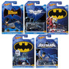 Hot Wheels Batman Theme DC Comics Series Diecast Model Set - 5 Piece HDG89