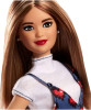 Barbie Fashionistas Doll Petite Wearing Heart Print Dress Barbie Fashionistas Doll Petite Wearing Heart Print Dress