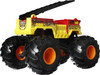 Hot Wheels Monster Trucks 5 Alarm 1:24 Scale Oversized Yellow Red