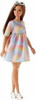 Barbie Fashionistas Doll Curvy Body Type Wearing Tie Dye Dress