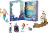 Disney Princess Ariel Mermaid Doll Story Set with 4 Dolls