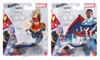 Hot Wheels Disney 100 Marvel Cars Captain America and Captain Marvel 2 Pack