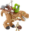 Imaginext T Rex Dinosaur with Warrior and Accessories
