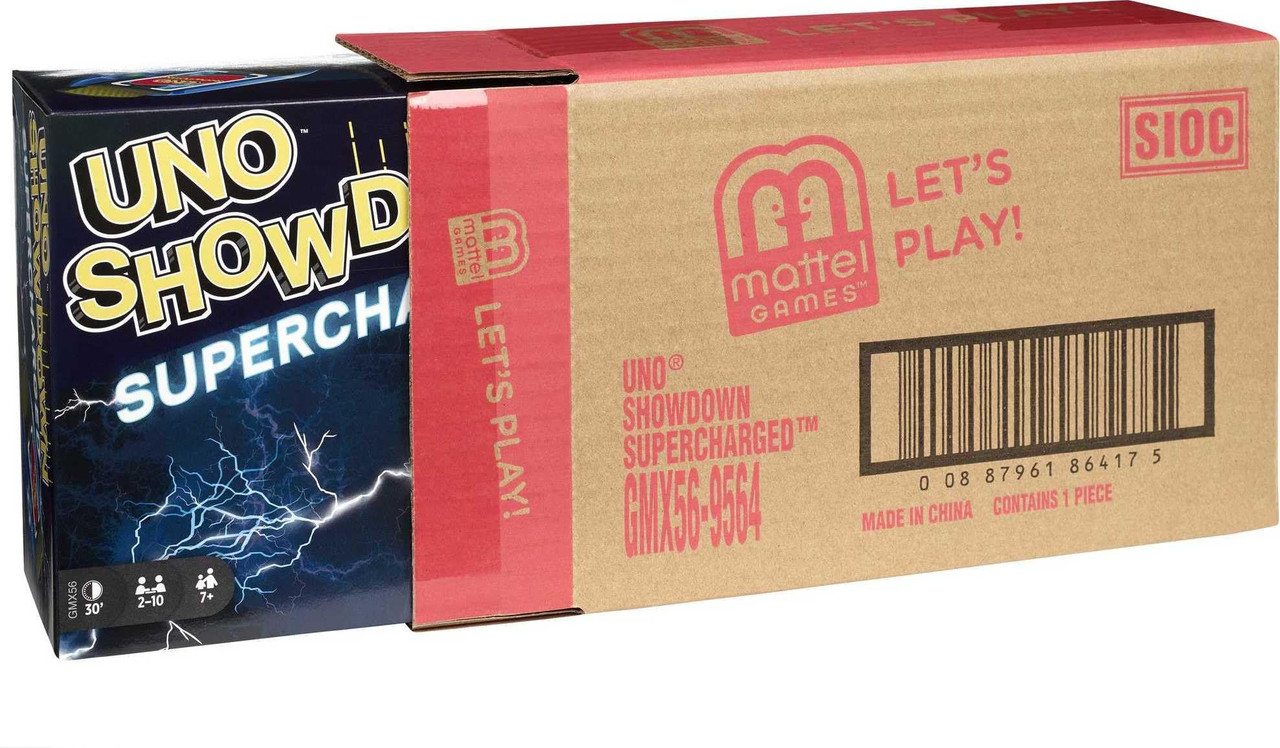 UNO Showdown Supercharged Card Game