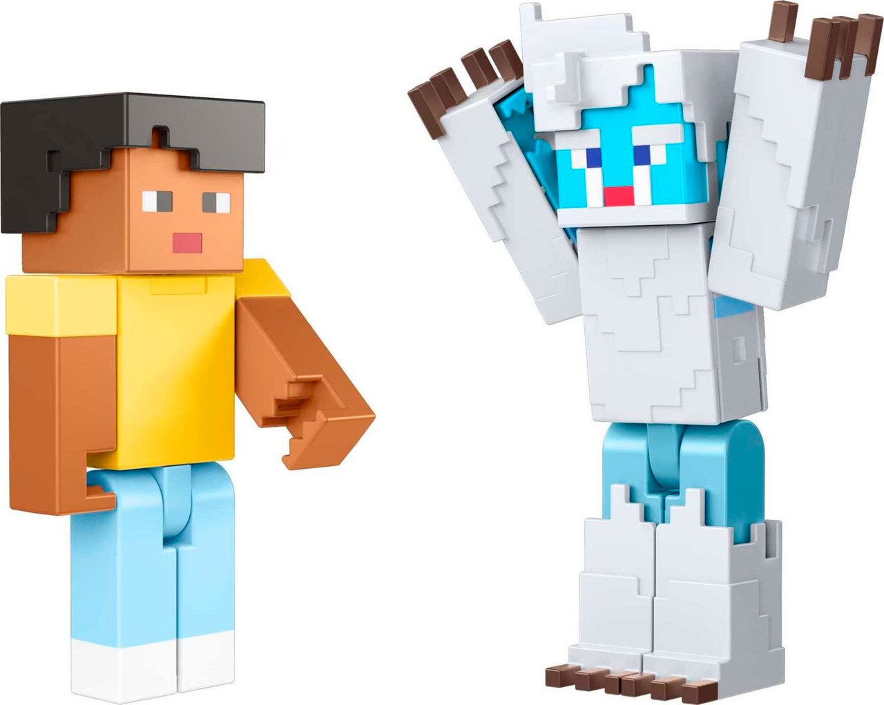 Minecraft Yete Minecraft Creator Mount Enderwoood Yeti Scare Playset with Steve & Yeti
