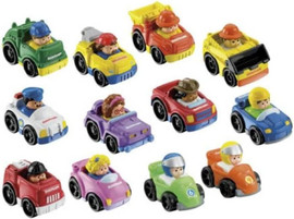 Fisher Price Little People Wheelies Vehicles 6 Pack Fisher Price Little People Wheelies Vehicles 6 Pack
