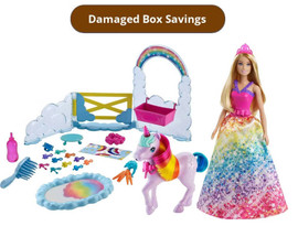 Barbie Dreamtopia Rainbow Potty Unicorn Playset DAMAGED PACKAGING Barbie Dreamtopia Rainbow Potty Unicorn Playset DAMAGED PACKAGING