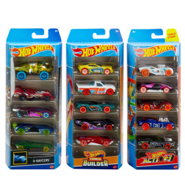 Hot Wheels Track Bundle of 3 Random Different Track-Themed Packs of 5 Hot Wheels Track Bundle of 3 Random Different Track-Themed Packs of 5