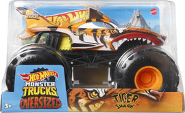 Hot Wheels Monster Trucks Tiger Shark 1:24 Scale Die-Cast Hot Wheels Monster Trucks Tiger Shark 1:24 Scale Die-Cast