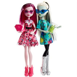 Monster High Voltageous Science Class 2 Pack Dolls Frankie Stein & Draculaura Monster High Voltageous Science Class 2 Pack Dolls Frankie Stein & Draculaura