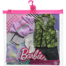 Barbie Fashion Pack with Barbie and Ken Doll Outfits Barbie Fashion Pack with Barbie and Ken Doll Outfits