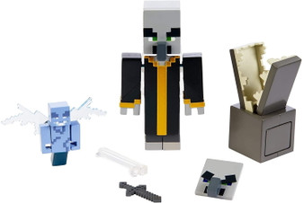 Minecraft Comic Maker Multipack Attack Set with Evoker and Vexes, Based on Video Game,