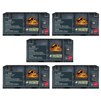 Jurassic World Dominion Mystery Mini Figures - BLIND BOXES [5 Pack Lot]