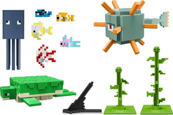 Minecraft Aquatic Defenders Playset (8 Figures)