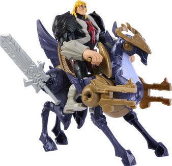 The Masters of the Universe He-Man & Stridor Steed, Savage Eternia Collectible Superhero