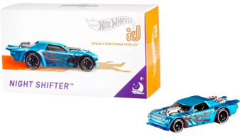 Hot Wheels id Series 1 Night Shifter Nightburnerz Muscle Car (Blue) FXB34