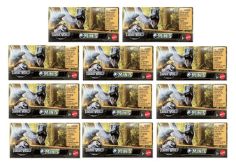 Jurassic World Minis Dinosaurs GWP38‑956D Complete 11‑Pack | 1.125” Scale Mini Dino Surprise Packs | Collectible Blind Bags – Mattel Ages 3+