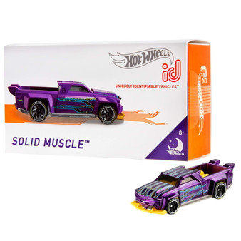 Hot Wheels id Series 1 - Solid Muscle Nightburnerz Truck (Purple) FXB35