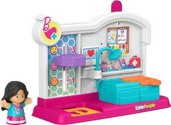 Fisher-Price Little People Toddler Toy Barbie You Can Be Anything Doctor Playset with Figure