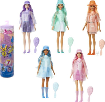 Barbie Color Reveal Sunshine & Sprinkles Fashion Doll with Pet & Accessories (Styles May Vary)