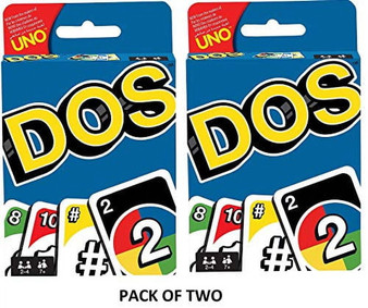 Mattel Dos Card Game Pack of Two