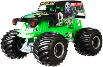 Monster Jam Hot Wheels 1:24 Scale Grave Digger Diecast Truck Play Vehicle