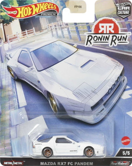 Hot Wheels Premium Mazda RX7 FC Pandem (White) Car Culture Ronin Run