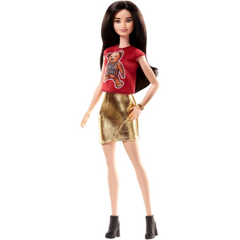 Barbie Fashionistas Doll, Original Body Type Wearing Teddy Bear Flair