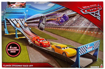 Disney Cars Cars 3 Florida Speedway Race-Off Playset